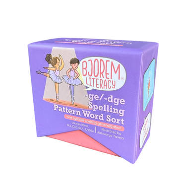 -ge/-dge Spelling Pattern Word Sort